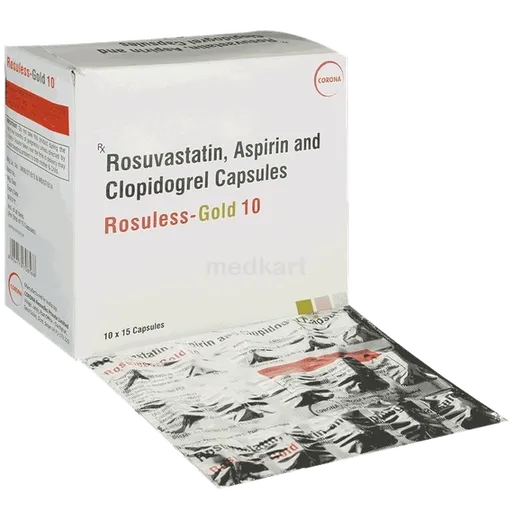 rosuless gold 10mg capsule 15's